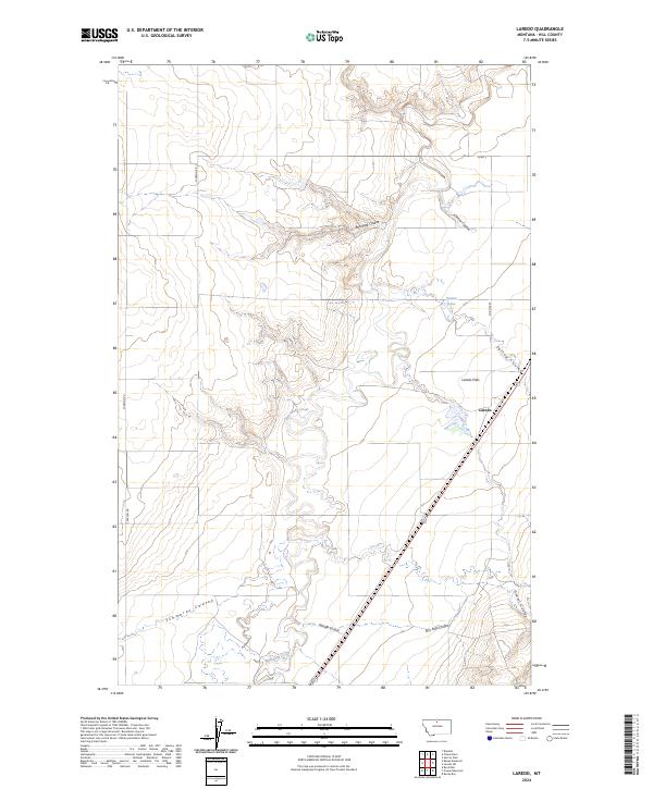 USGS Topographic Map – Laredo