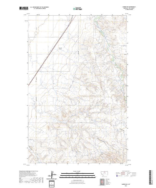 USGS Topographic Map – Laredo NE