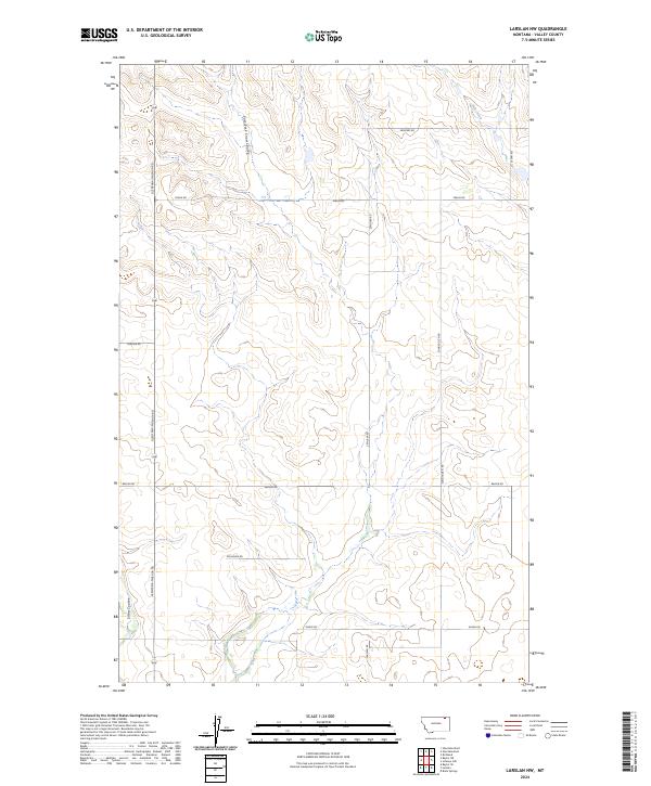 USGS Topographic Map – Larslan NW