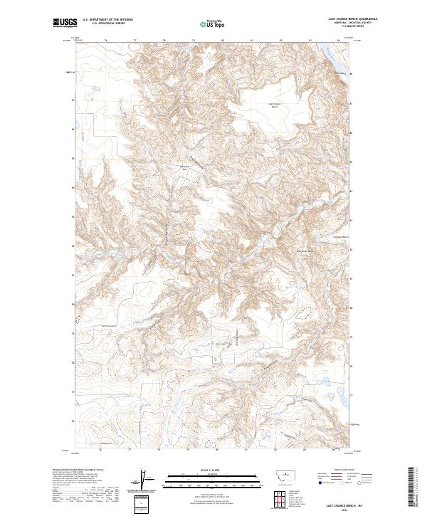 USGS Topographic Map – Last Chance Bench