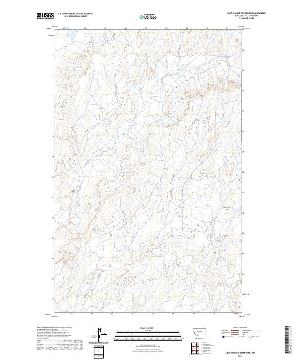 USGS Topographic Map – Last Chance Reservoir