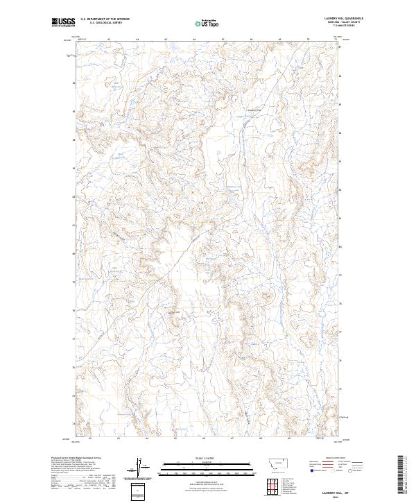 USGS Topographic Map – Laundry Hill