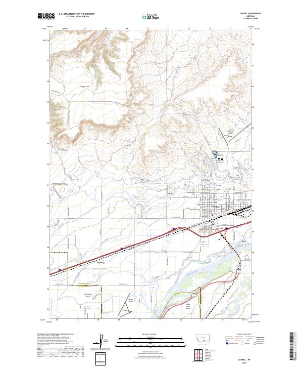 USGS Topographic Map – Laurel