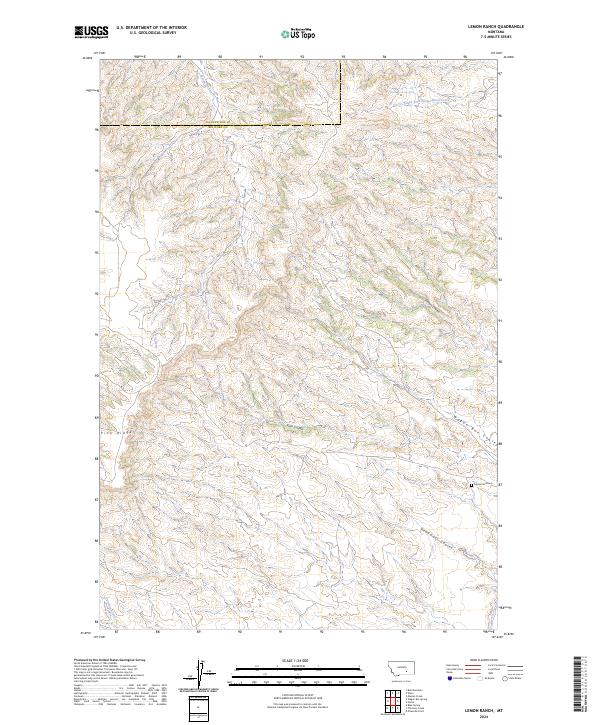 2024 Map of Lemon Ranch, 2024 Print