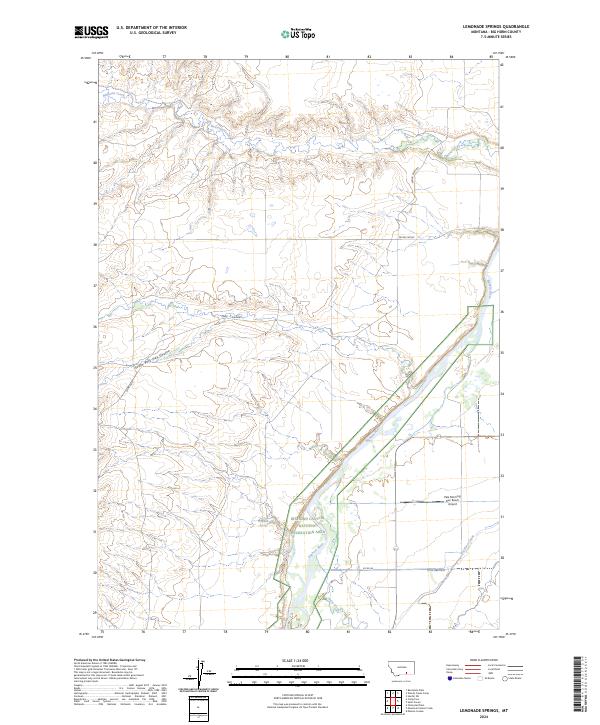 USGS Topographic Map – Lemonade Springs