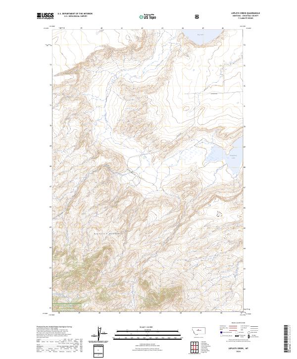 USGS Topographic Map – Lepleys Creek