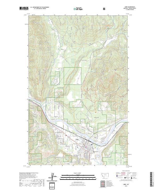 USGS Topographic Map – Libby