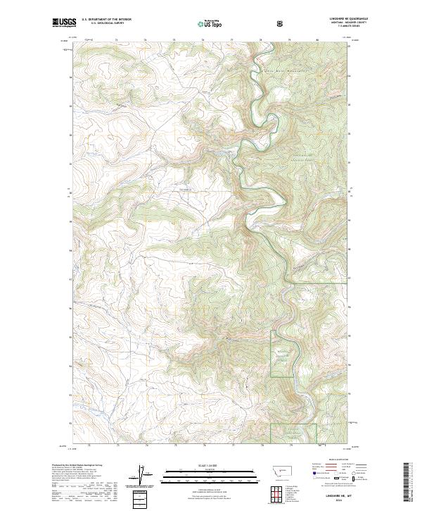 USGS Topographic Map – Lingshire NE