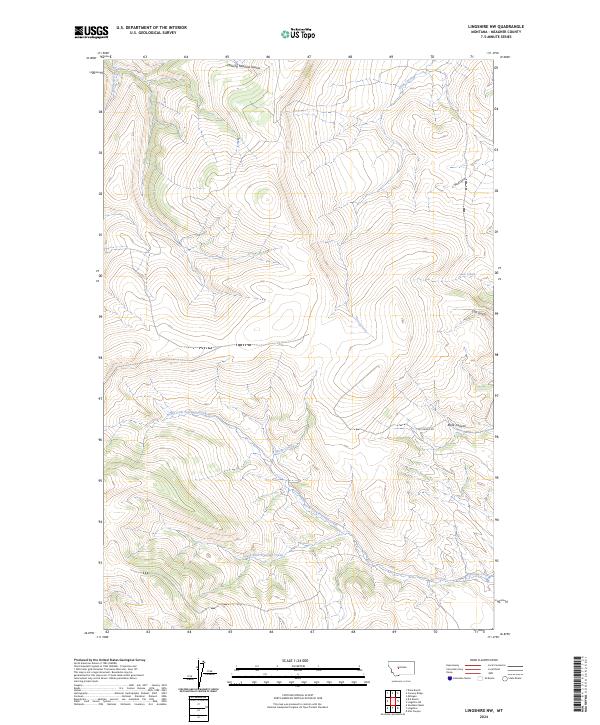 USGS Topographic Map – Lingshire NW