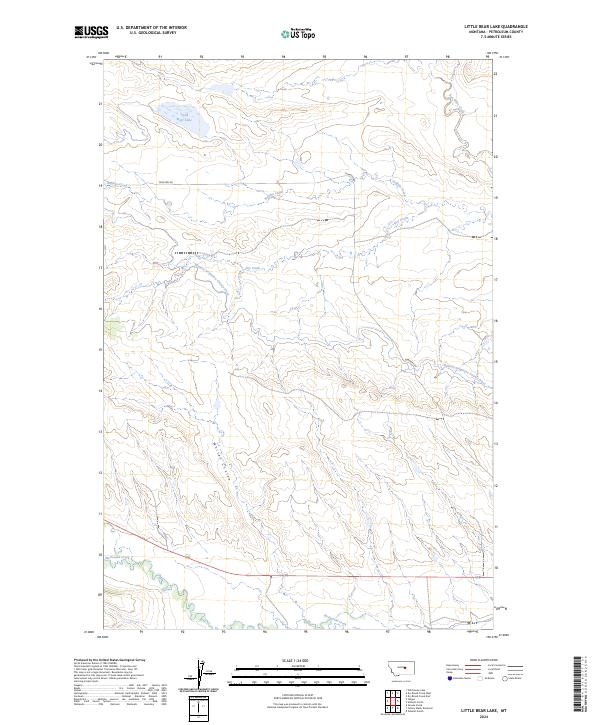 USGS Topographic Map – Little Bear Lake