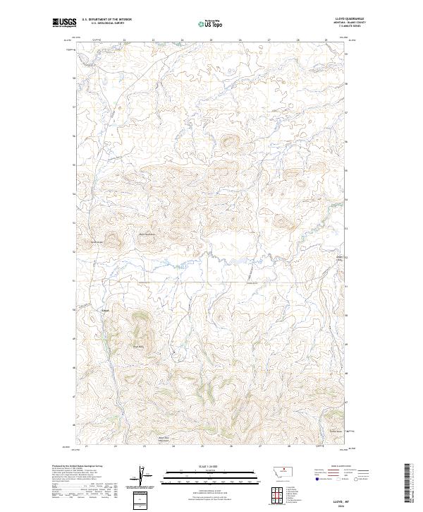 USGS Topographic Map – Lloyd