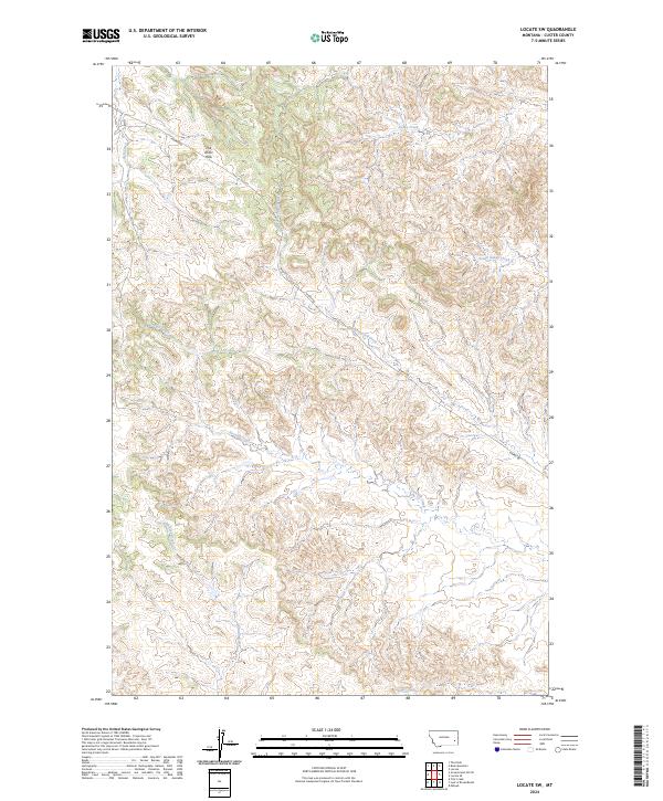 USGS Topographic Map – Locate SW