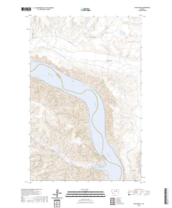 USGS Topographic Map – Locke Ranch