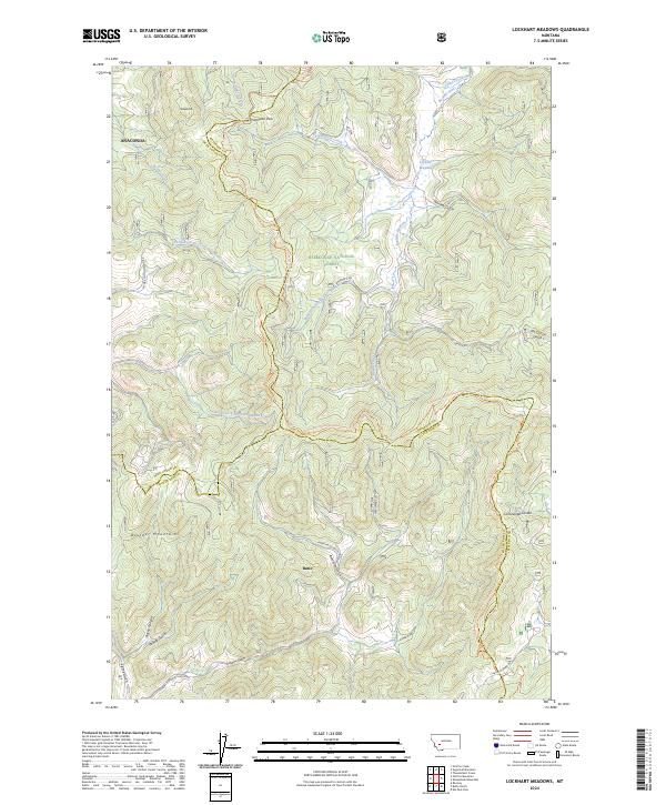 USGS Topographic Map – Lockhart Meadows