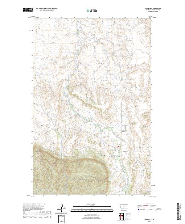 USGS Topographic Map – Lodge Pole