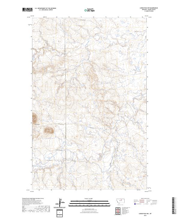 USGS Topographic Map – Lodge Pole NW