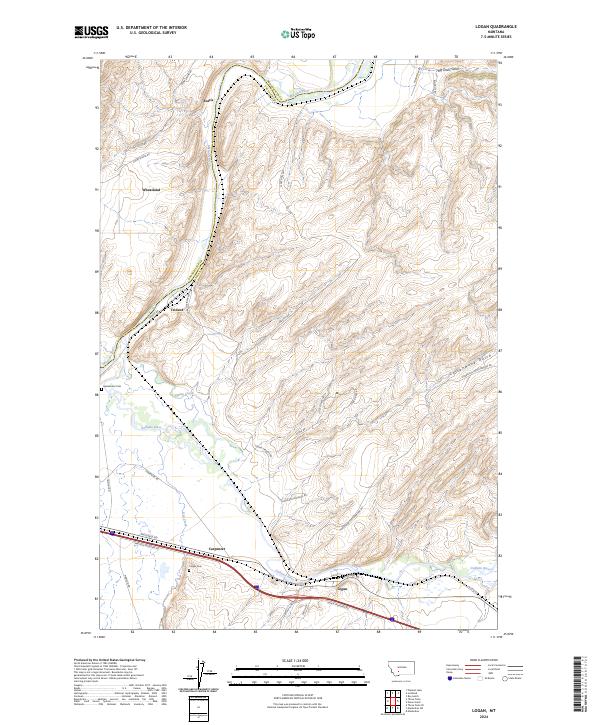 USGS Topographic Map – Logan