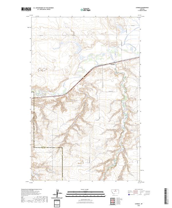 USGS Topographic Map – Lohman