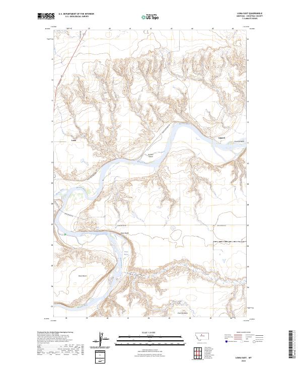 USGS Topographic Map – Loma East