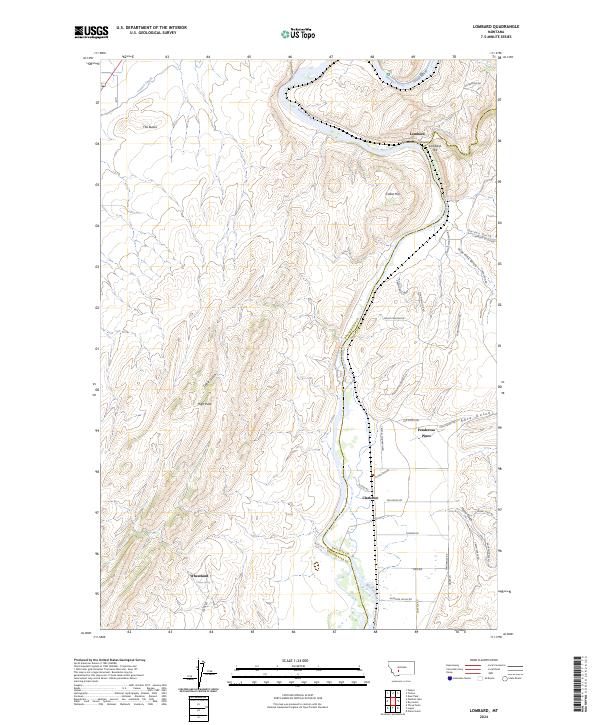 USGS Topographic Map – Lombard