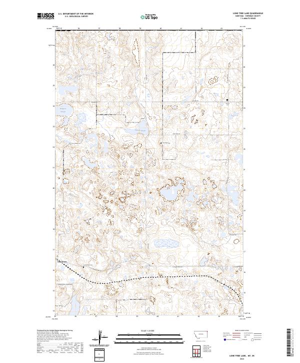 USGS Topographic Map – Lone Tree Lake