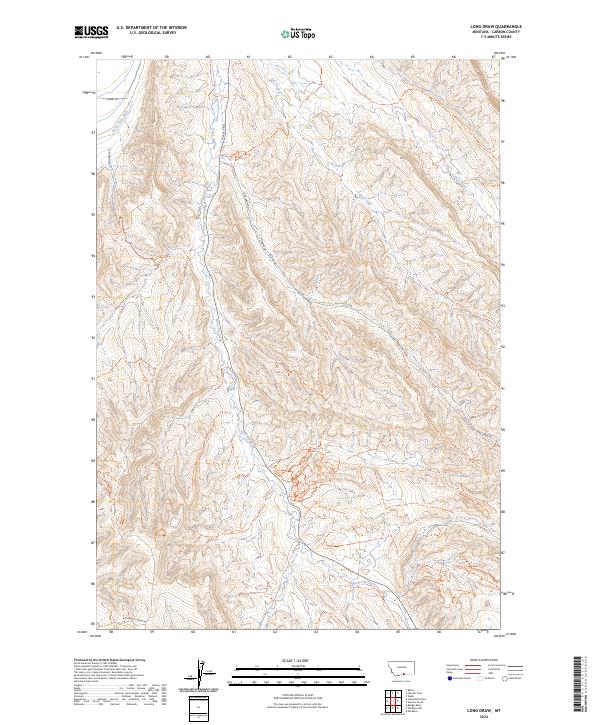 USGS Topographic Map – Long Draw