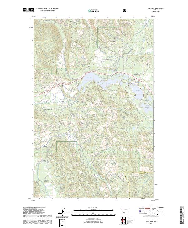 USGS Topographic Map – Loon Lake