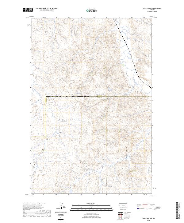 USGS Topographic Map – Loony Hollow
