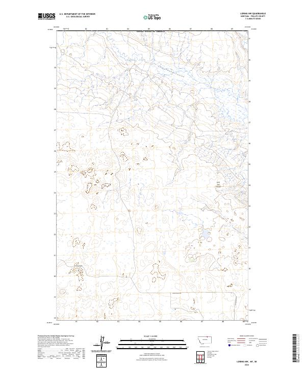 2024 Map of Loring NW, 2024 Print
