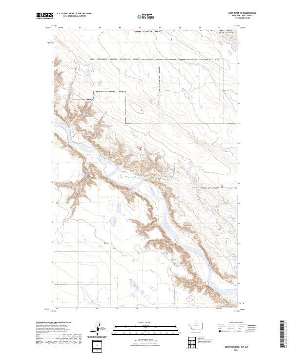 USGS Topographic Map – Lost River NE