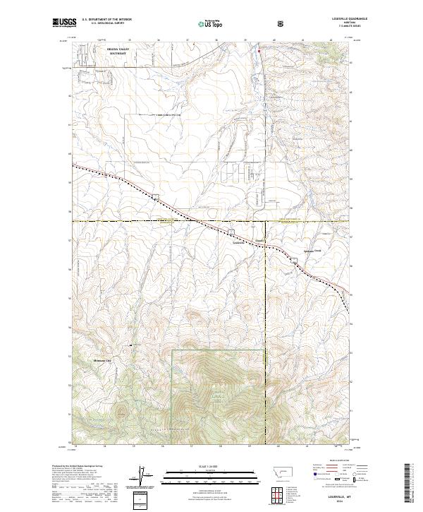 USGS Topographic Map – Louisville