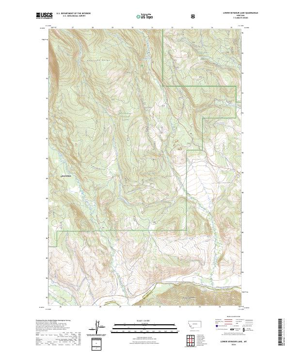 USGS Topographic Map – Lower Seymour Lake
