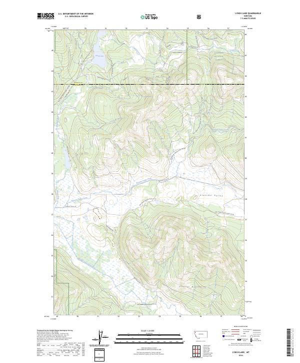 USGS Topographic Map – Lynch Lake
