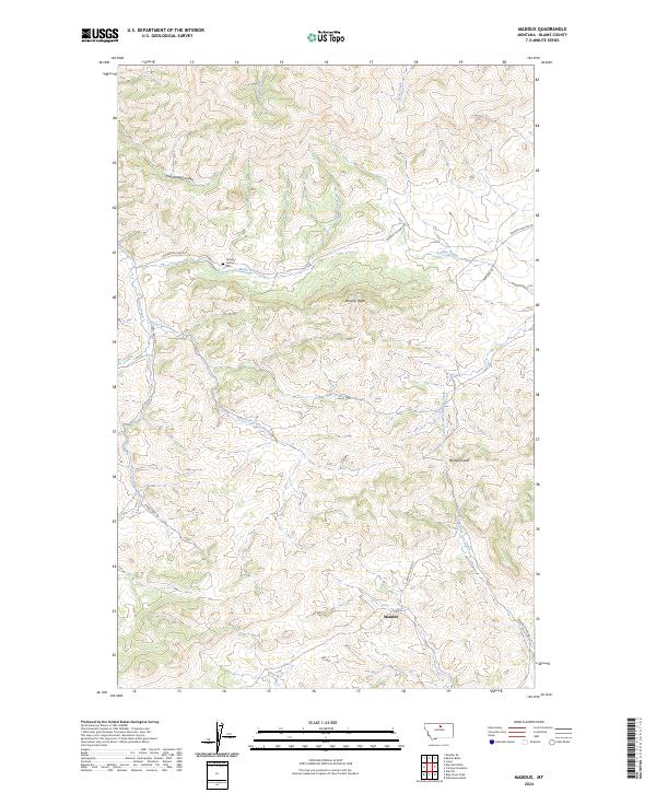 USGS Topographic Map – Maddux