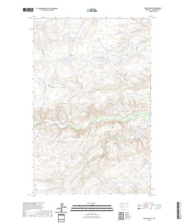 USGS Topographic Map – Magee Ranch