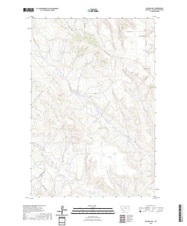 USGS Topographic Map – Mailbox Hill