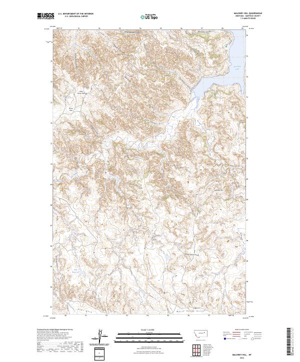 USGS Topographic Map – Maloney Hill