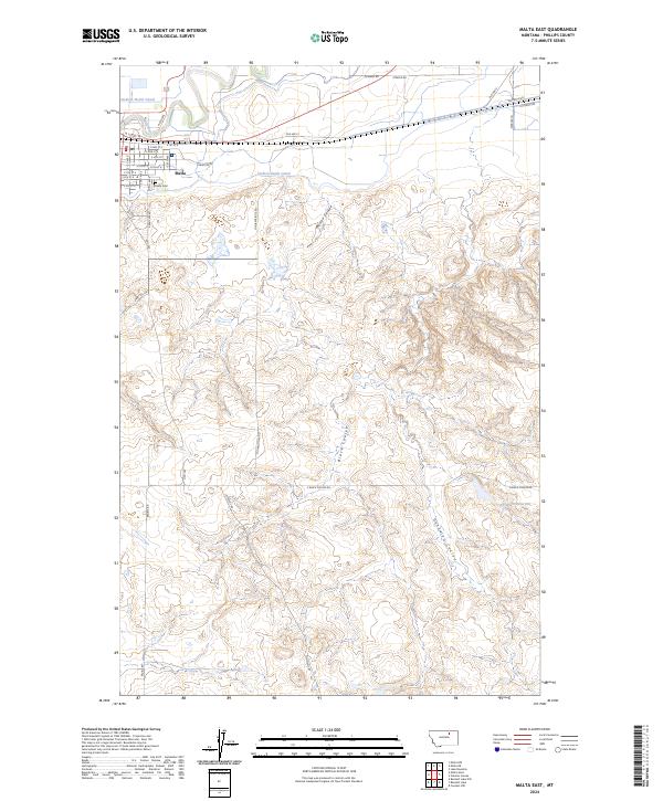 USGS Topographic Map – Malta East