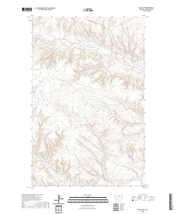 USGS Topographic Map – Malta NW