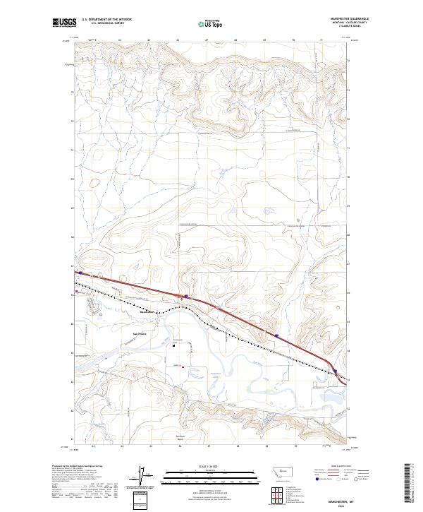 USGS Topographic Map – Manchester