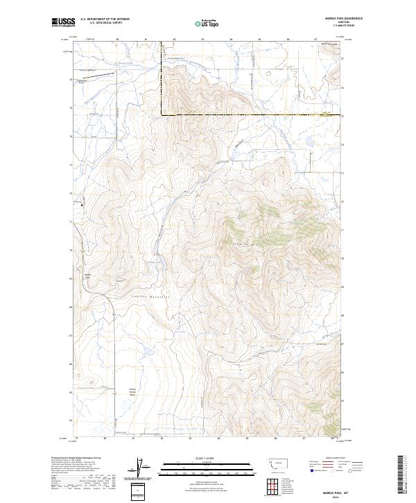 USGS Topographic Map – Markle Pass