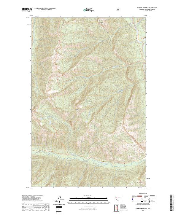 USGS Topographic Map – Marmot Mountain