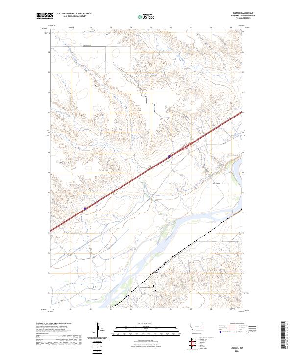 USGS Topographic Map – Marsh