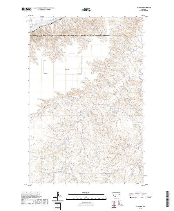 USGS Topographic Map – Marsh SW