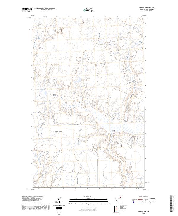 USGS Topographic Map – Martin Lake