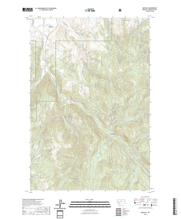 USGS Topographic Map – Maxville