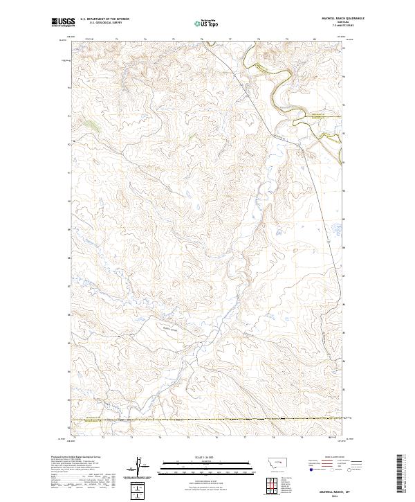 USGS Topographic Map – Maxwell Ranch