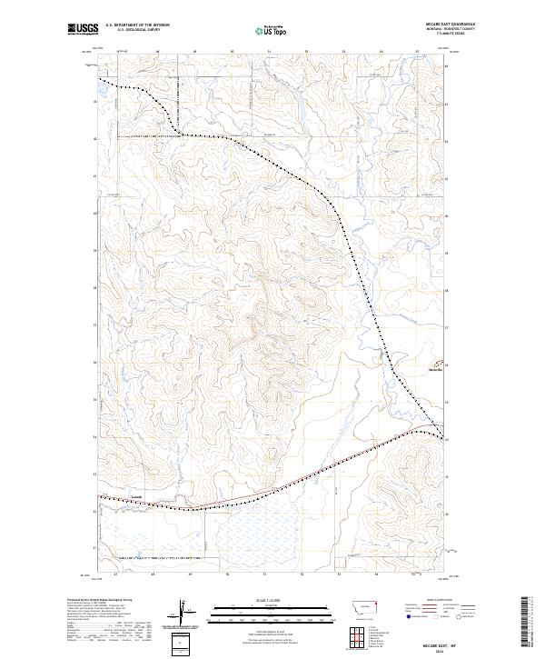USGS Topographic Map – McCabe East