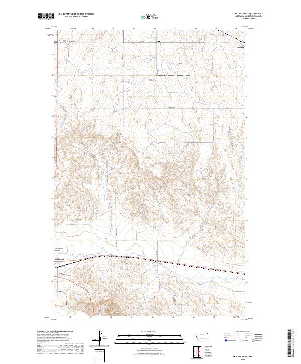USGS Topographic Map – McCabe West