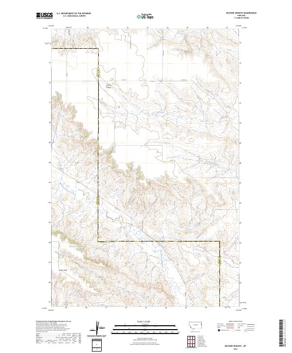 USGS Topographic Map – McCone Heights